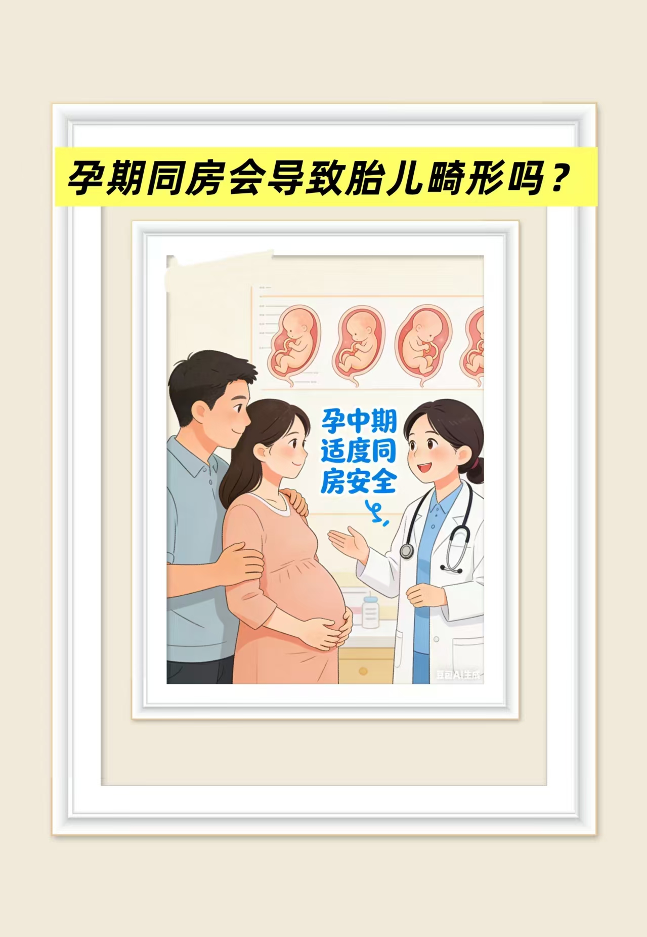 孕期同房會導(dǎo)致胎兒畸形嗎？