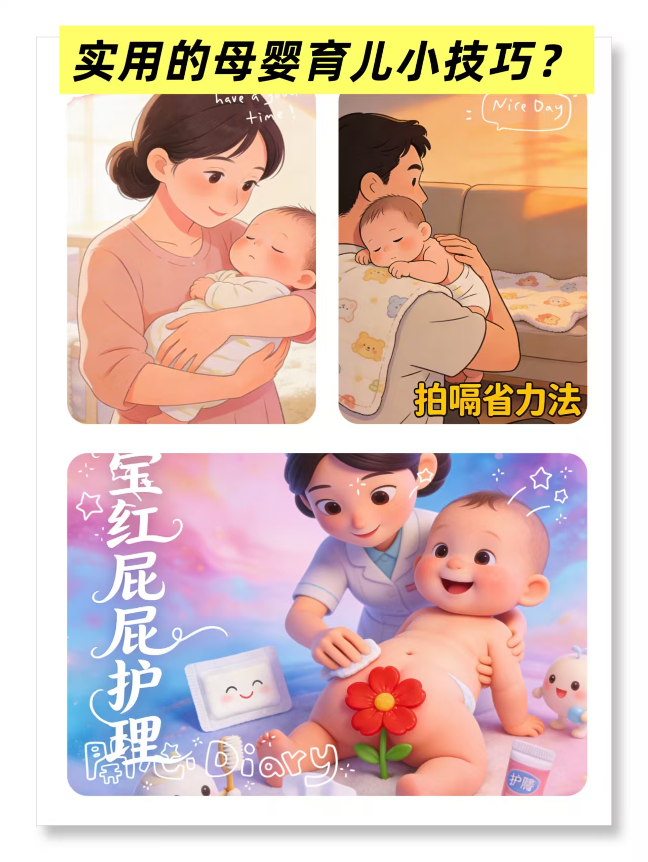 實用的母嬰育兒小技巧？